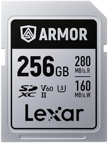 Lexar 256GB  2 Pack  Professional 1667x SD Card  UHS II  C10  U3  V60  Full HD  4K  Up To 250MB/s Read SDXC Memory Card  for Professional Photographer  Videographer  Enthusiast  LSD1667256G B2NNU 