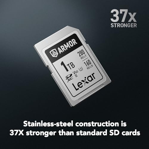 Lexar 256GB  2 Pack  Professional 1667x SD Card  UHS II  C10  U3  V60  Full HD  4K  Up To 250MB/s Read SDXC Memory Card  for Professional Photographer  Videographer  Enthusiast  LSD1667256G B2NNU 
