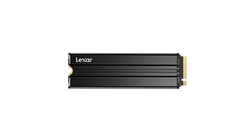 Lexar SSD NM790 de 4TB con disipador de calor PCIe Gen4 NVMe M.2 2280 Unidad interna de estado sólido, hasta 7400/6500 MB/s de lectura/escritura, compatible con PS5, para jugadores y creadores, negro