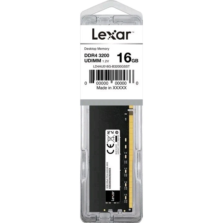 Lexar LD4AS016G B3200GSST memory module 16 GB 1 x 16 GB DDR4 3200 MHz