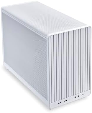 Lian Li A3 26 3L Micro Form Factor Chassis   Wood Front & Side Tempered Glass Panel   Supports 360mm AIO Modularity Design for M ATX  ITX Motherboard DAN Cases Collaboration   White  A3W WDG 