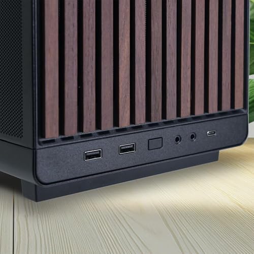 Lian Li A3 mATX WD 26 3L Micro Form Factor Chassis No Fans Included Supports 360mm AIO Modularity Design for M ATX  ITX Motherboard DAN Cases Collaboration Wood Front Panel Black  A3X WD