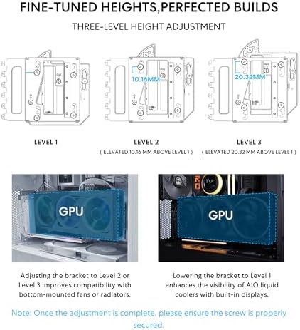 Lian Li ATX PC Case 4 Slots Vertical GPU Kit  VG4v4    Premium Gen 5 Riser Cable PCI E 5 0 x16 200mm  PCIe 3 0/4 0 Compatible  Adjustable Position   Fits Most PC Cases  VG4v4 White 