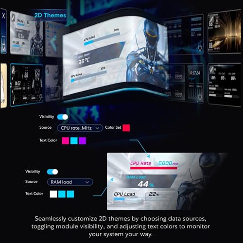 Lian Li Hydroshift II OLED Curved 360P28 V2 Liquid CPU Cooler   360mm AIO   3x120mm P28V2 Fans   6 67 Screen   3D Animation Effects   Daisy Chain  LGA 1851/1700  AMD AM5/4  Black  HS2OLDC36PB