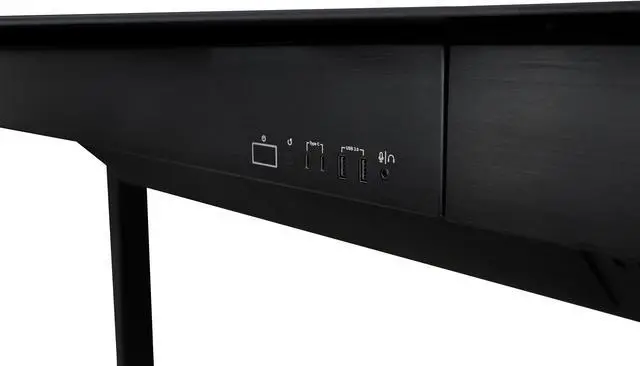 Lian Li Motorized Standing Desk DK 07X Dual E ATX Support Wireless Charging & USB Ports for Ultimate Workflow Versatile Motorized Desk Cable Management DK07X