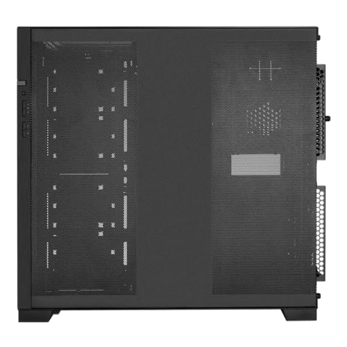 Lian Li Funda de doble cámara O11D EVO RGB E-ATX para juegos - Tiras de iluminación ARGB - Radiador de hasta 16.535 in - Manejo de cables - Paneles frontales y laterales de vidrio templado - Chasis