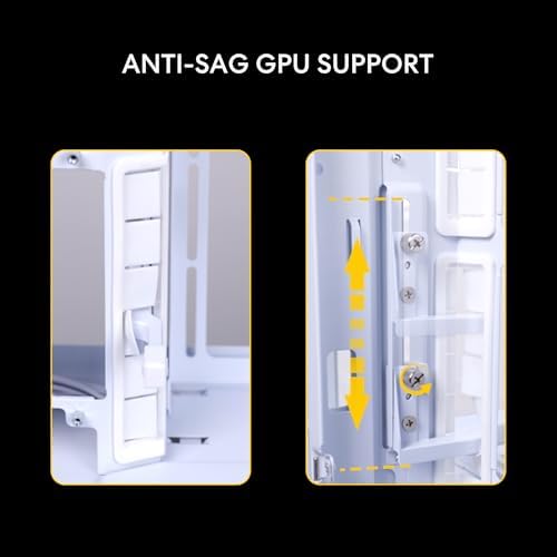 Lian Li O11 Vision Compact Black Steel Tempered Glass ATX Mid Tower Computer Case Back Connect Support O11VPX