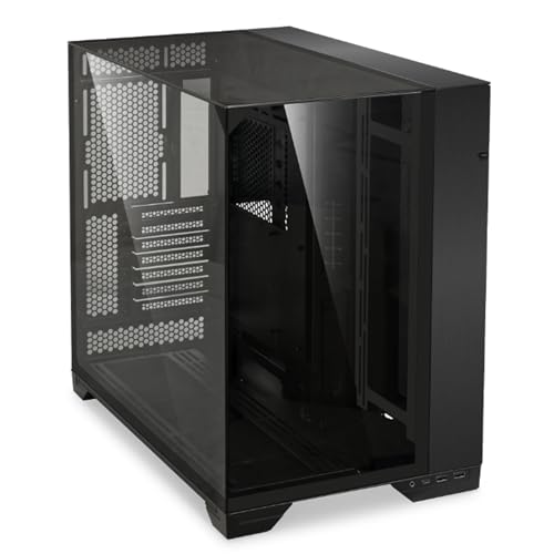Lian Li O11 Vision  Three sided tempered glass panels   Dual chamber ATX Mid Tower   Up to 2   360mm radiators   Removable motherboard tray for PC building   Up to 455mm large GPUs  O11VX US 