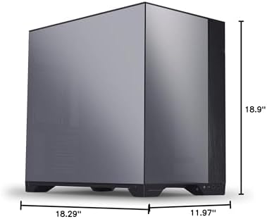 Antec C8 Wood, ventiladores no incluidos, panel frontal de madera, diseño de cámara dual, tipo C, soporte para radiador de 360 mm, paneles frontales y laterales sin costuras TG, compatible con RTX 40