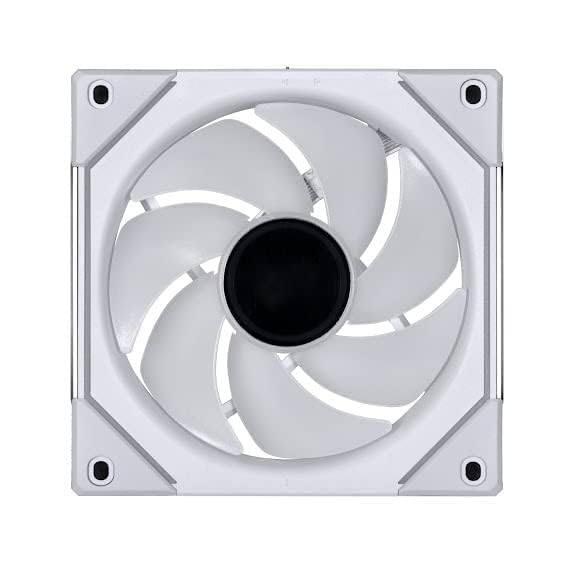 Lian Li UNI Fan SL-Infinity - Paquete de 140 unidades, diseño de cadena de ventilador ARGB, espejo infinito, efectos de iluminación personalizables, sin controlador, blanco (UF-SLIN140-1W)