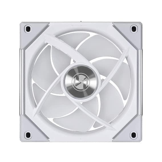 Lian Li UNI Fan SL-Infinity - Paquete de 140 unidades, diseño de cadena de ventilador ARGB, espejo infinito, efectos de iluminación personalizables, sin controlador, blanco (UF-SLIN140-1W)