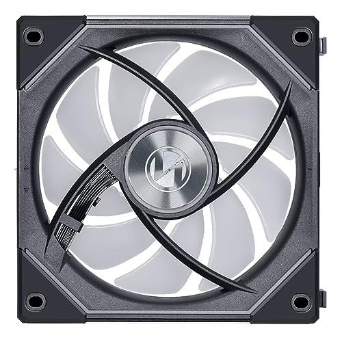 Lian Li UNI Fan SL-Infinity - Paquete de 140 unidades, diseño de cadena de ventilador ARGB, espejo infinito, efectos de iluminación personalizables, sin controlador, blanco (UF-SLIN140-1W)