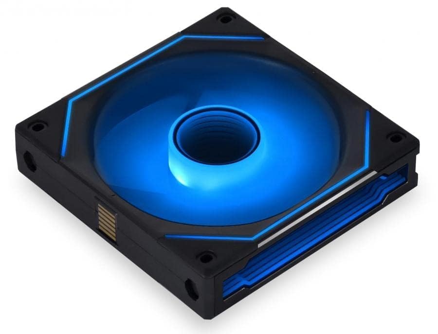 Lian Li UNI Fan SL-Infinity - Paquete de 140 unidades, diseño de cadena de ventilador ARGB, espejo infinito, efectos de iluminación personalizables, sin controlador, blanco (UF-SLIN140-1W)