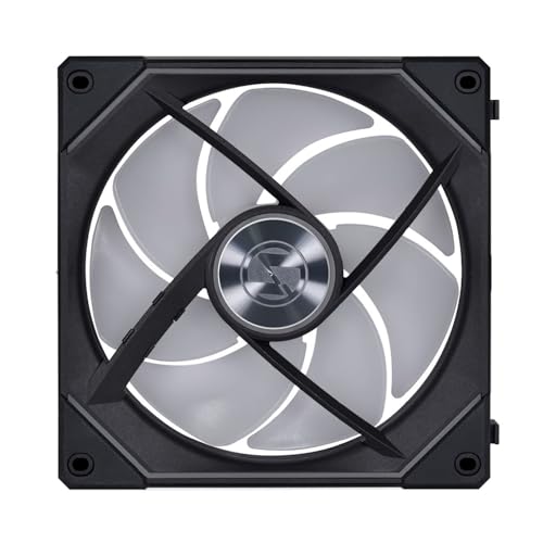 Lian Li UNI Fan SL-Infinity - Paquete de 140 unidades, diseño de cadena de ventilador ARGB, espejo infinito, efectos de iluminación personalizables, sin controlador, blanco (UF-SLIN140-1W)