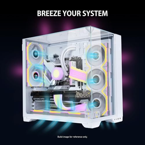 Lian Li UNI Fan SL LCD Wireless 120mm ARGB Fan   Triple Pack   1 6 LCD   2 4 GHz Wireless Signal for RGB Control   Daisy Chain Design   Controller Included and Required   Black  12SLLCD1W3B 