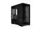Lian Li VECTOR V100 MINI Micro Form Factor Compact PC Case  Panoramic Tempered Glass  Support Backet Connect Micro ATX  415mm GPUs  360mm Radiator  9 x 120mm Fans  Dust Filiter  RGB   Black  V100MIX 