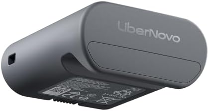 LiberNovo Rechargeable Battery for Lumbar Support Adjustment and Spinal Stretching  Tailored for the Ergonomic Chair  2200mAh  12V  Fast & Convenient Charging with USB Type C  Black