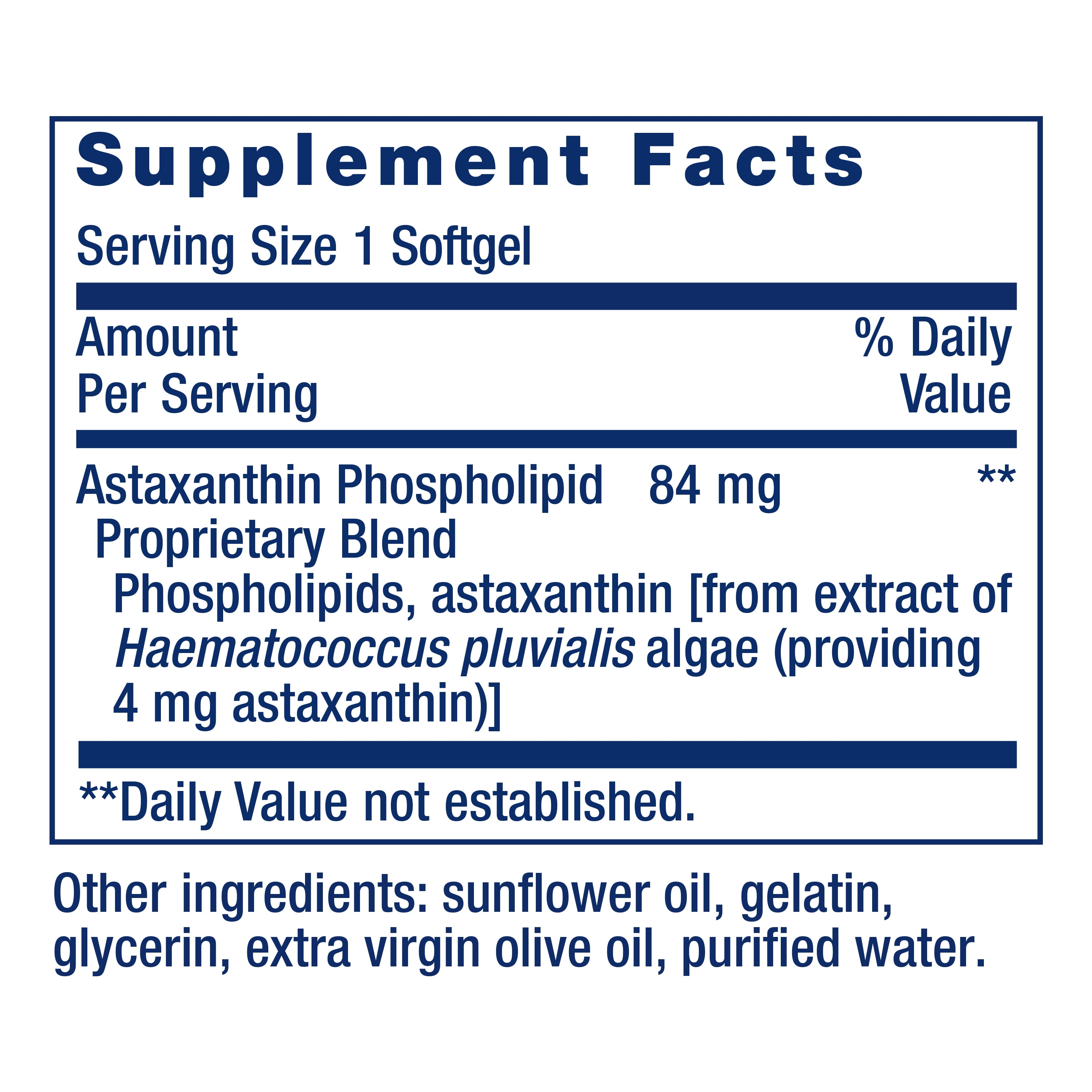 Life Extension Astaxanthin with Phospholipids   Antioxidant Support  Eye Health   Algae Derived   Gluten Free  Non GMO   30 Softgels