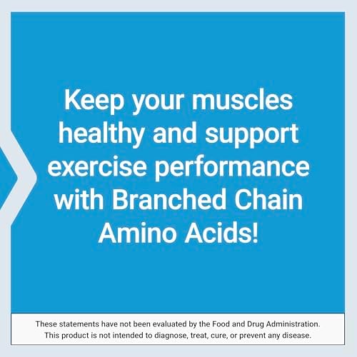 Life Extension Branched Chain Amino Acids  BCAAs   leucine  isoleucine  valine  Promotes Muscle Recovery After Exercise  Gluten Free  Non GMO  90 Capsules