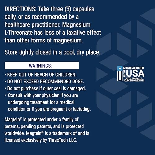 Life Extension Neuro Mag Magnesium L Threonate  Memory Health  Quick Thinking  Cognitive Health Support  Vegetarian  Non GMO  90 Vegetarian Capsules  144 mg from 2000 mg Magtein magnesium L threonate
