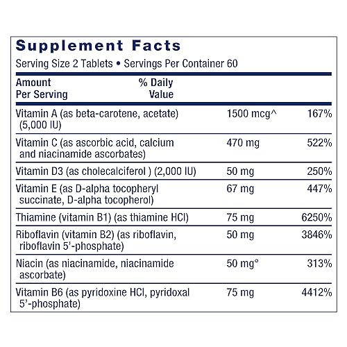 Life Extension Two Per Day High Potency Multi Vitamin & Mineral Supplement   Vitamins  Minerals  Plant Extracts  Quercetin  5 MTHF Folate & More   Gluten Free   Non GMO   120 Tablets  Pack of 2
