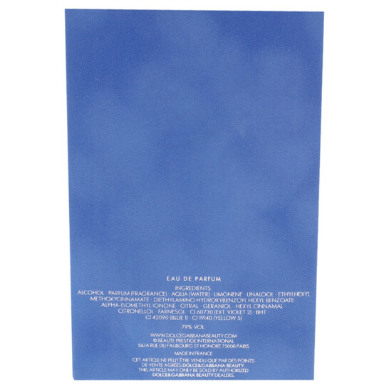 Light Blue Eau Intense / EDP Spray 6 7 oz  200 ml   m 