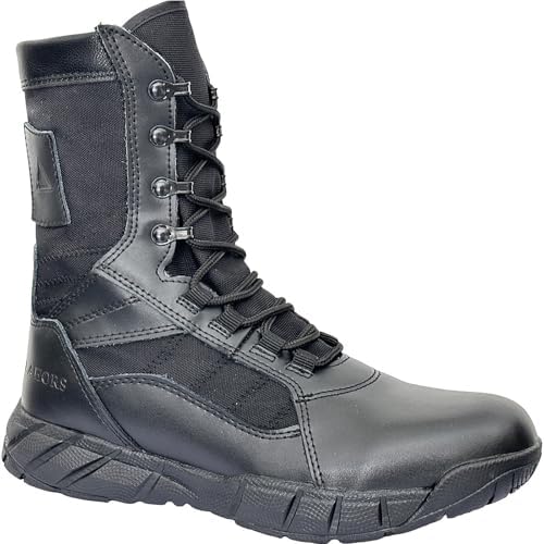 Lightweight Man Tactical Military Boots Combat Boots Anti Collision Side Zipper Training Lace Up Outdoor Hiking Breathable Shoe