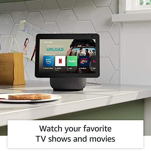 Like New Amazon Echo Show 10  newest model   HD smart display with premium sound  motion and Alexa  Charcoal