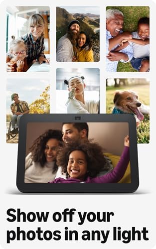 Like New Amazon Echo Show 8  With Spatial Audio  Smart Home Hub  ideal for open living spaces  includes Alexa  Charcoal