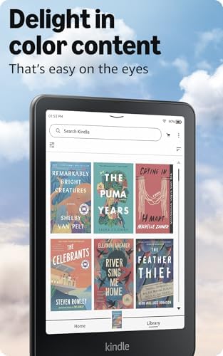 Like New Amazon Kindle Colorsoft Signature Edition 32GB  newest model    With color display  auto adjusting front light  wireless charging  and long battery life   Metallic Black