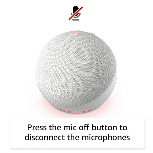 Like New Echo Dot 5th Gen 2022 release with clock Smart speaker with clock and Alexa Glacier White