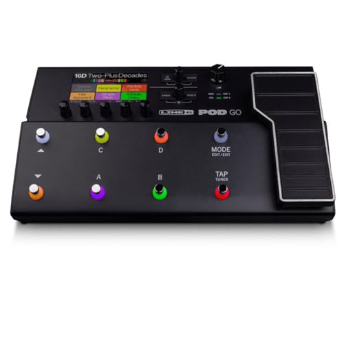Line 6 POD Go - Pedal multiefectos para guitarra, color negro
