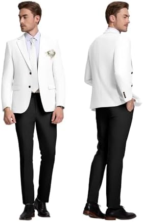 Linen Mens Suit Jacket Retro Blazer Casual Slim Fit Blazers Tux Jackets Wedding Prom Suit Separates Linen Sport Coat for Men