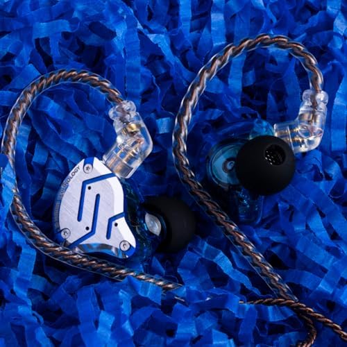 Linsoul KZ ZS10 Pro  4BA 1DD 5 Driver in Ear Monitor  HiFi Wired Earbuds  Gaming Earbuds  Hybrid IEM Earphones with Stainless Steel Faceplate  Detachable Cable for Musician with Mic  Black 