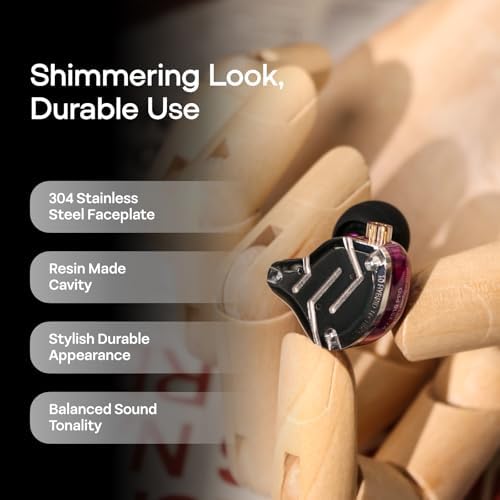 Linsoul KZ ZS10 Pro  4BA 1DD 5 Driver in Ear Monitor  HiFi Wired Earbuds  Gaming Earbuds  Hybrid IEM Earphones with Stainless Steel Faceplate  Detachable Cable for Musician with Mic  Black 