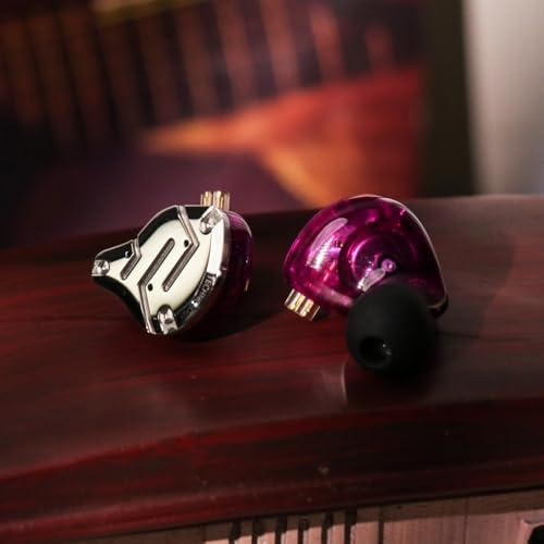 Linsoul KZ ZS10 Pro  4BA 1DD 5 Driver in Ear Monitor  HiFi Wired Earbuds  Gaming Earbuds  Hybrid IEM Earphones with Stainless Steel Faceplate  Detachable Cable for Musician with Mic  Black 