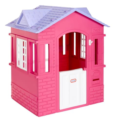 Little Tikes Cape Cottage Pretend Princess Playhousefor Kids  Indoor Outdoor  with Working Doors and Windows  for Toddlers Ages 2  Years Pink Large