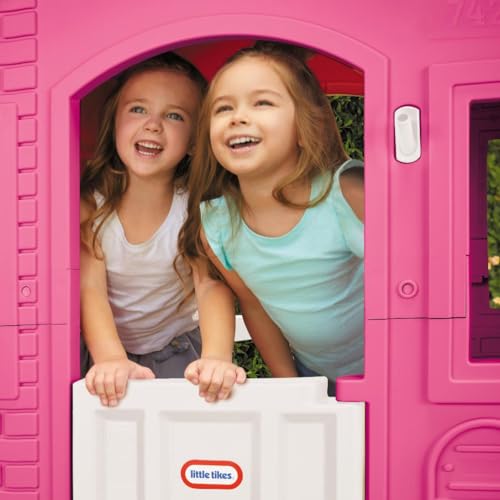 Little Tikes Cape Cottage Pretend Princess Playhousefor Kids  Indoor Outdoor  with Working Doors and Windows  for Toddlers Ages 2  Years Pink Large