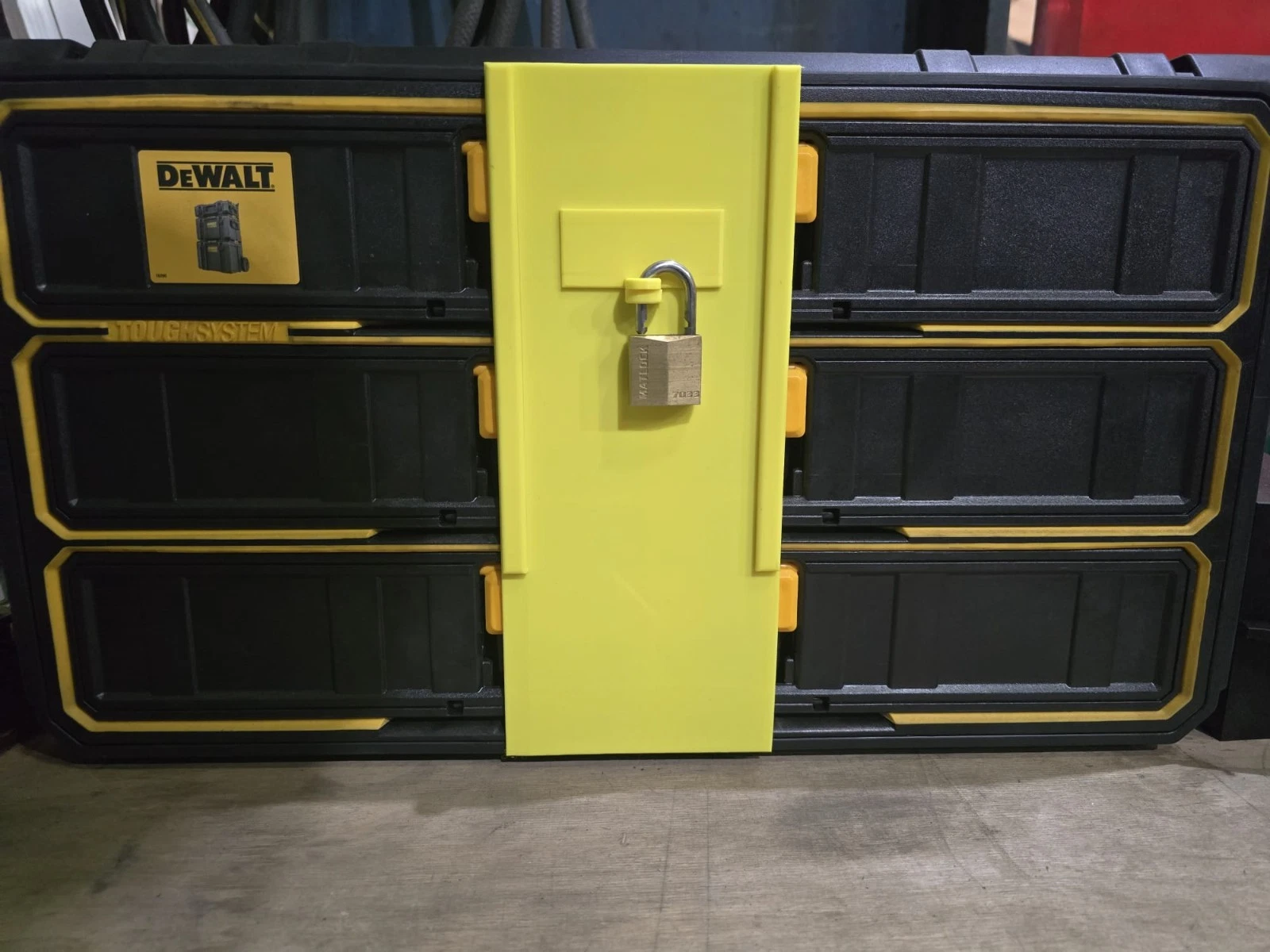 Lock To Fit Dewalt Toughsystem 2 0 3 Drawer Unit