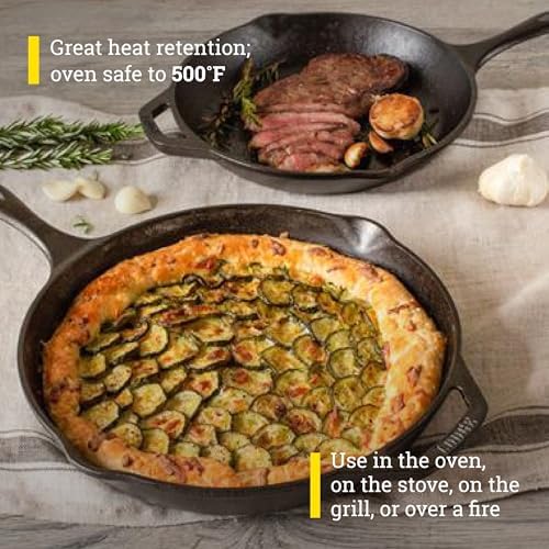 Lodge Chef Collection 2pc Set  10 & 12 Skillet 