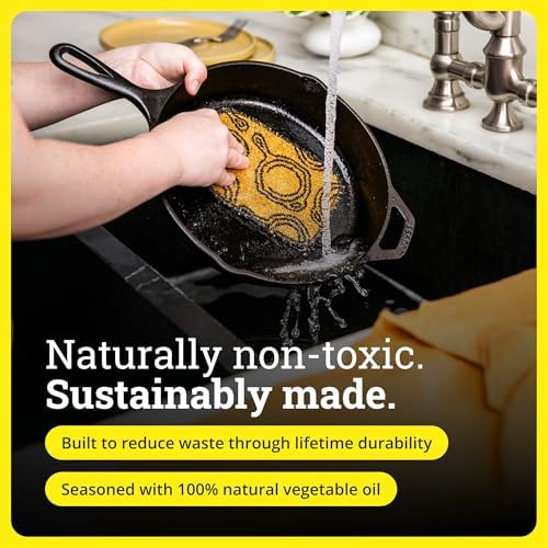 Lodge Seasoned Cast Iron Skillet 12 Inches   Quality Frying Pan for the Stove  Oven  Grill & Campfire   Includes Silicone Hot Handle Holder   Non Toxic  Nonstick & Long Lasting