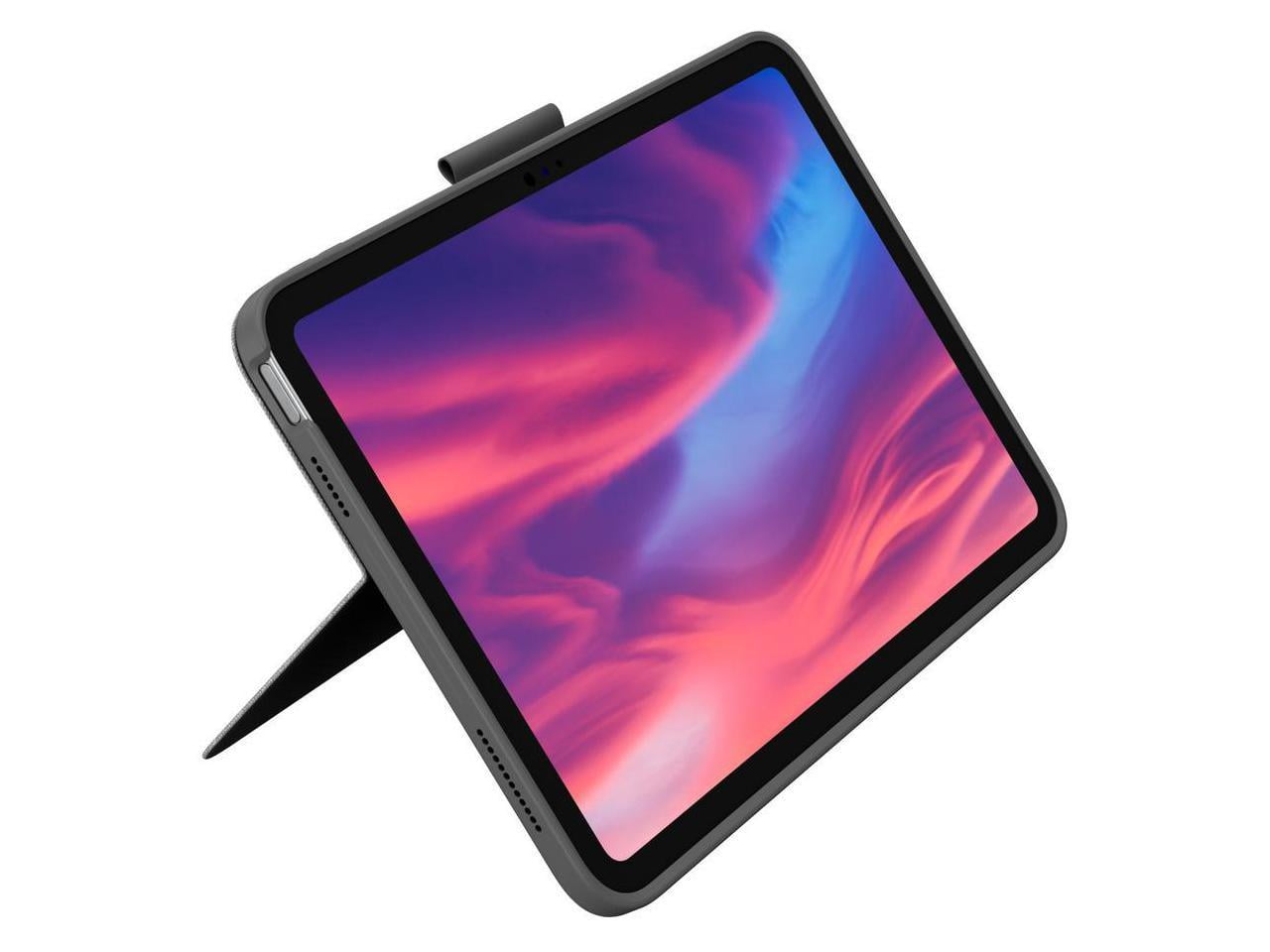 Logitech Combo Touch  Detachable iPad Keyboard Case  10th gen and A16  with Large Precision Trackpad  Full Size Backlit Keyboard  and Smart Connector Technology  Oxford Gray