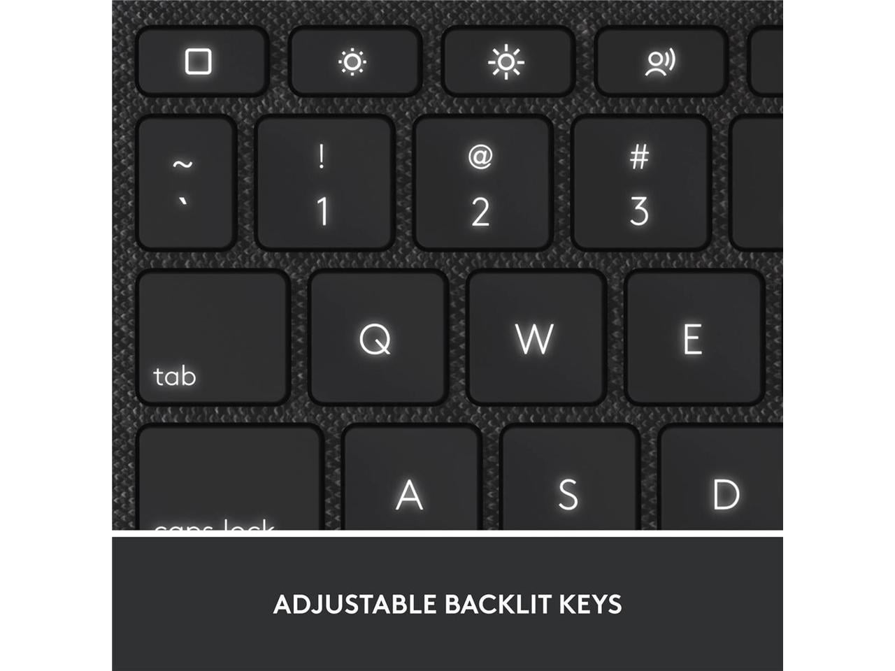 Logitech Combo Touch  Detachable iPad Keyboard Case  10th gen and A16  with Large Precision Trackpad  Full Size Backlit Keyboard  and Smart Connector Technology  Oxford Gray