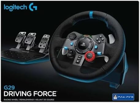 Logitech Driving Force G29 Racing Wheel for PlayStation 4 and PlayStation 3  Renewed 