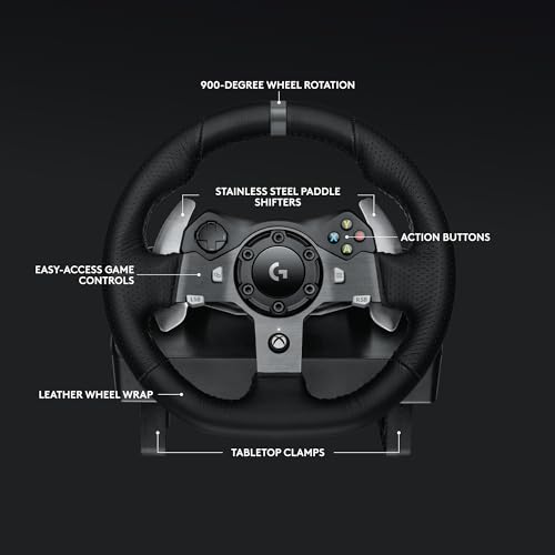 Logitech G29 Driving Force Racing Wheel and Pedals  Force Feedback  Real Leather   Logitech G Driving Force Shifter   For PS5  PS4 and PC  Mac   Black