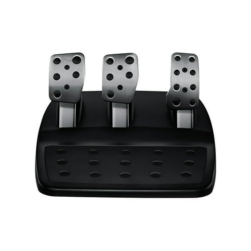 Logitech G29 Driving Force Racing Wheel and Floor Pedals  Real Force Feedback  Stainless Steel Paddle Shifters  Leather Steering Wheel Cover for PS5  PS4  PC  Mac   Black