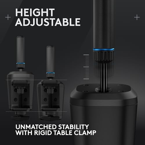 Logitech G29 Driving Force Racing Wheel and Floor Pedals  Real Force Feedback  Stainless Steel Paddle Shifters  Leather Steering Wheel Cover for PS5  PS4  PC  Mac   Black