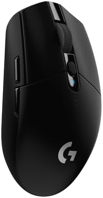 Logitech G305 Lightspeed Wireless Gaming Mouse  Hero Sensor  12 000 DPI  Lightweight  6 Programmable Buttons  250h Battery  On Board Memory  Compatible with PC  Mac   Black
