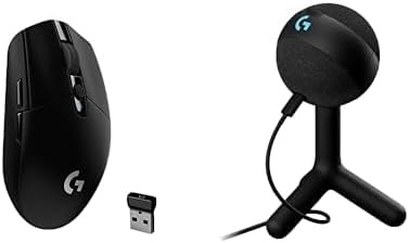 Logitech G305 Lightspeed Wireless Gaming Mouse  Hero Sensor  12 000 DPI  Lightweight  6 Programmable Buttons  250h Battery  On Board Memory  Compatible with PC  Mac   Black