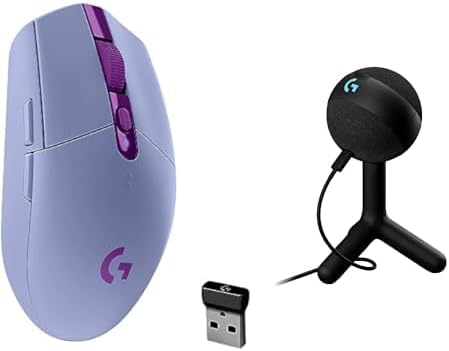 Logitech G305 Lightspeed Wireless Gaming Mouse  Hero Sensor  12 000 DPI  Lightweight  6 Programmable Buttons  250h Battery  On Board Memory  Compatible with PC  Mac   Black